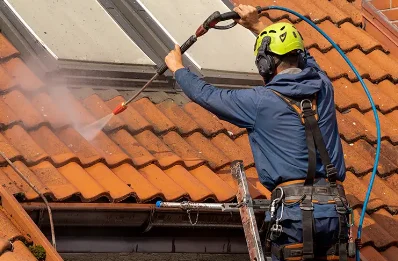 Démoussage et hydrofuge de toiture à Montussan